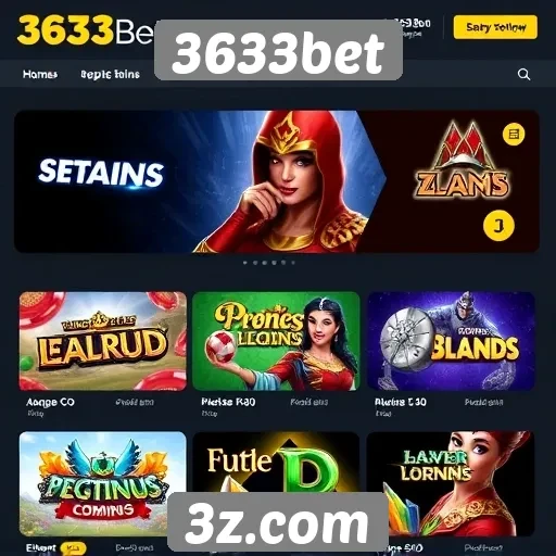 Principais jogos disponíveis na plataforma 3633bet