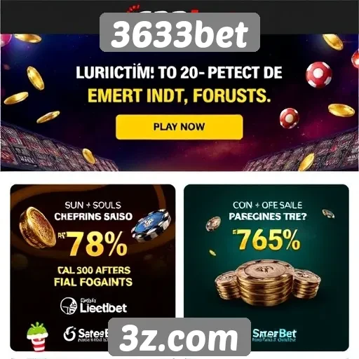 Ofertas e promoções disponíveis na 3633bet