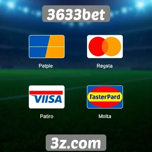 Métodos de pagamento disponíveis na plataforma 3633bet